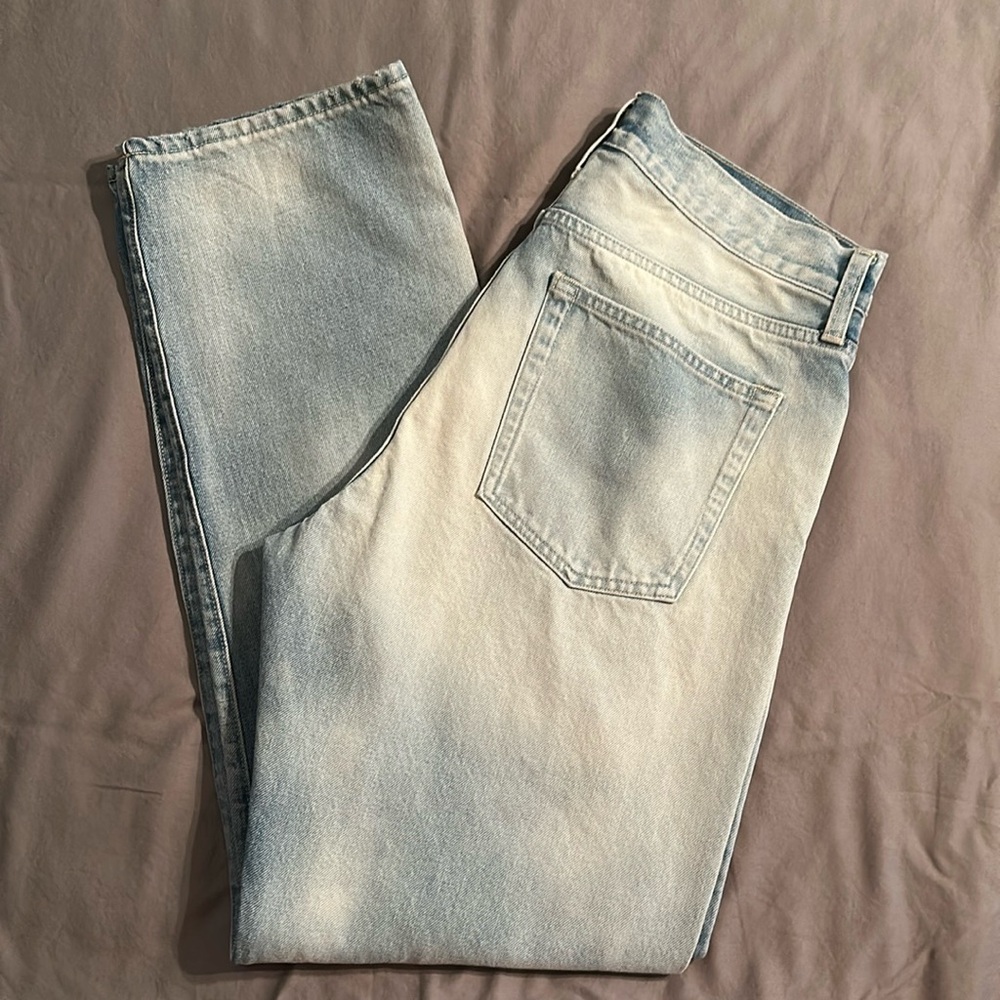 J.Crew Bleached Straight Fit Jeans